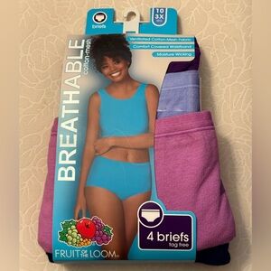 Women's 4 Pack Cotton High-Waist Briefs